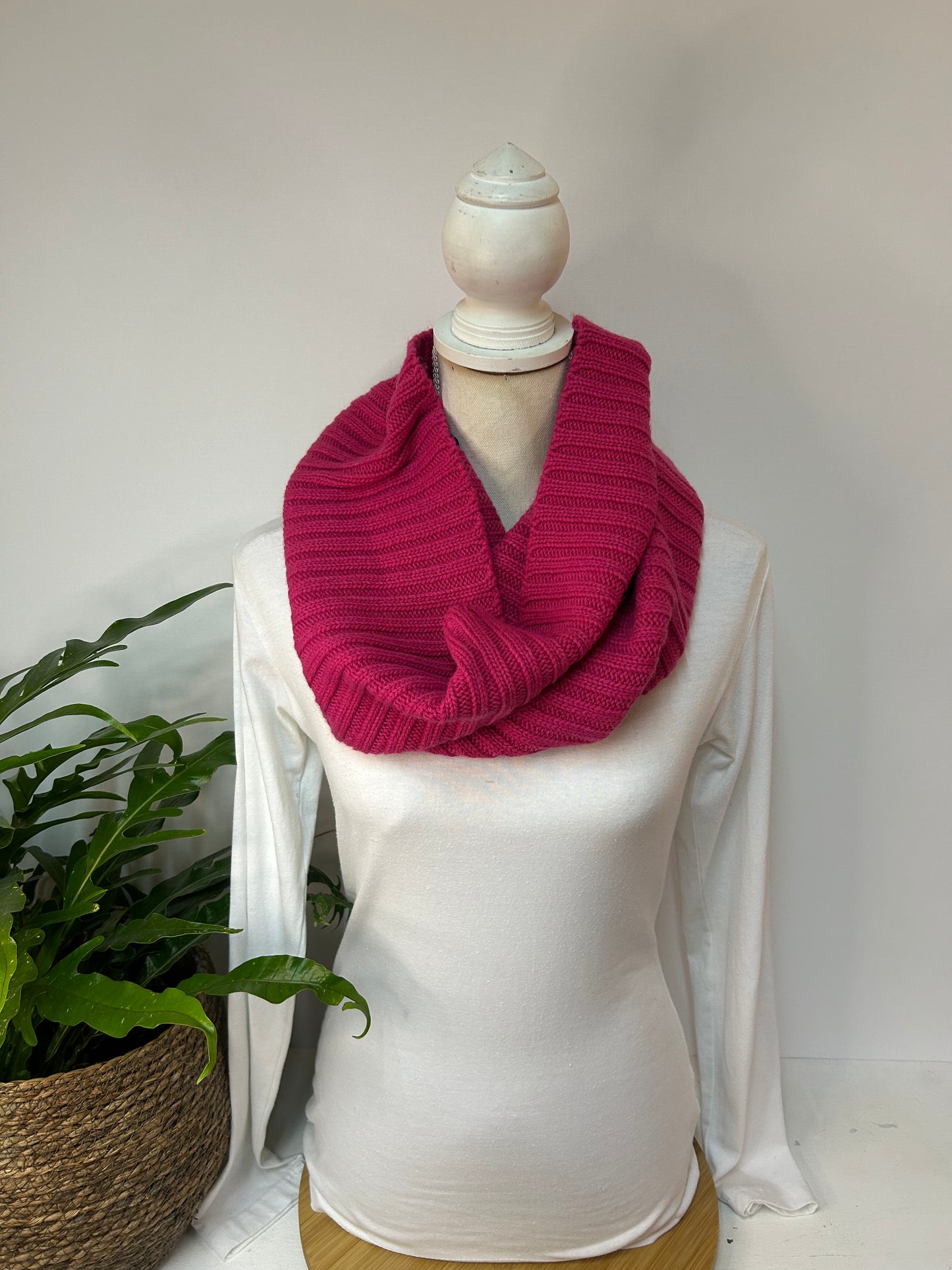 Pinker Loop / Tuch / Schal - Gaastra - Woll & Angora Anteil