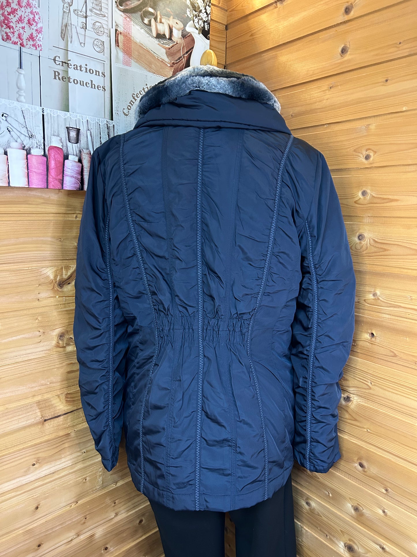 Dunkelblaue Winterjacke - Steilmann - Gr. L / 40