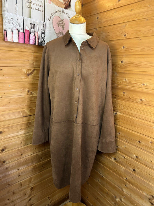 Tolles Velour Kleid - OPUS - Gr. XL / 30