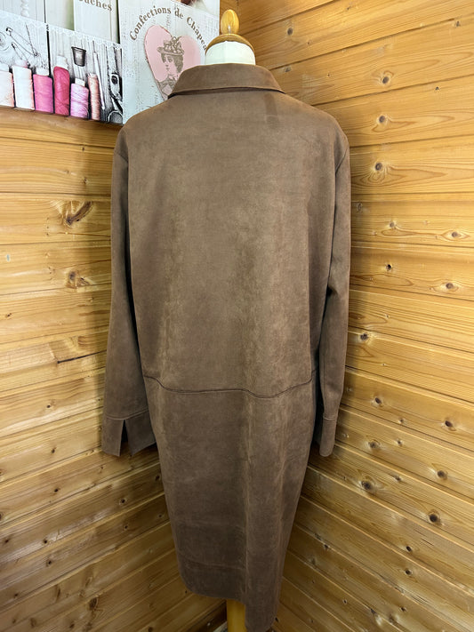 Tolles Velour Kleid - OPUS - Gr. XL / 30