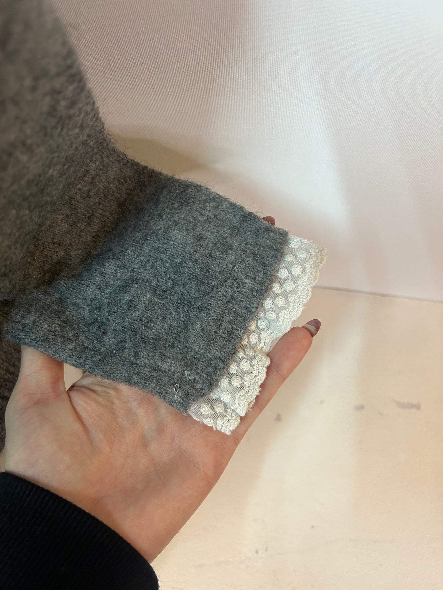 Süßer Pullover mit Spitzen Details - Zara - Gr. S / 36