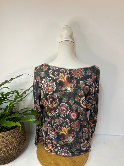 Buntes Muster Sweatshirt - New Collection - Gr. XL/42