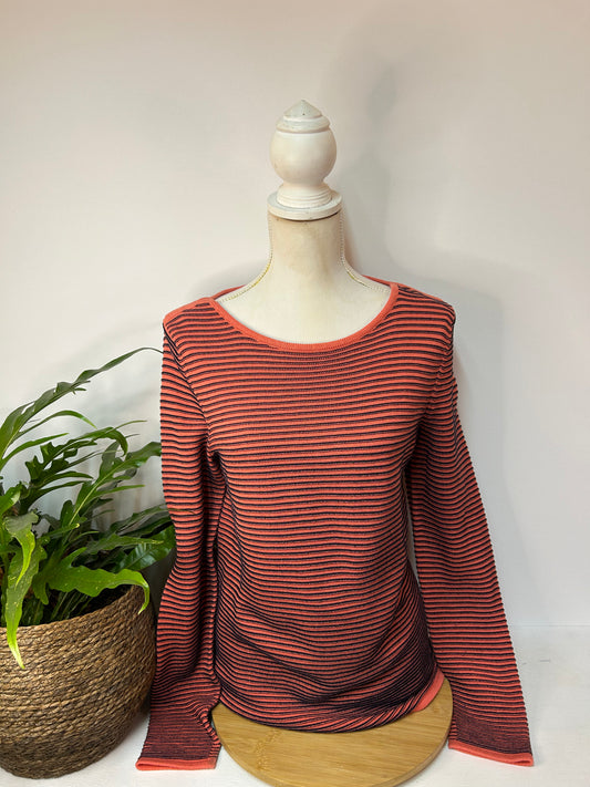 Gestreifter Pullover - Esprit - Gr. M / 38