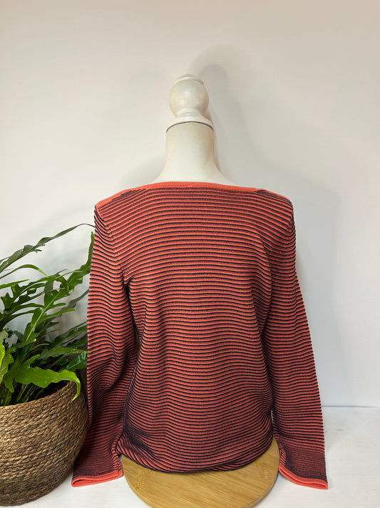 Gestreifter Pullover - Esprit - Gr. M / 38