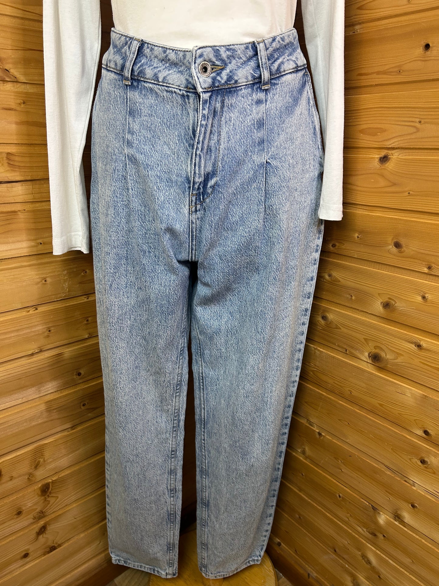 Hellblaue Mom Jeans - eksept - Gr. XL / 42
