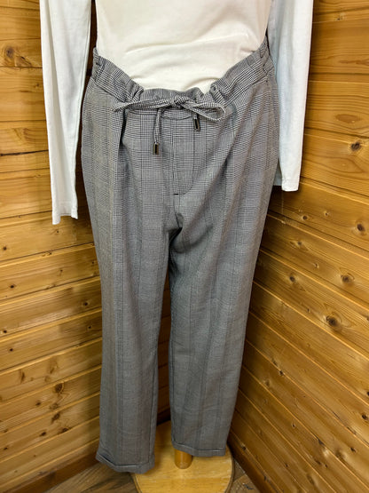 Schicke karierte Stoffhose - Comma, - Gr. XXL / 44