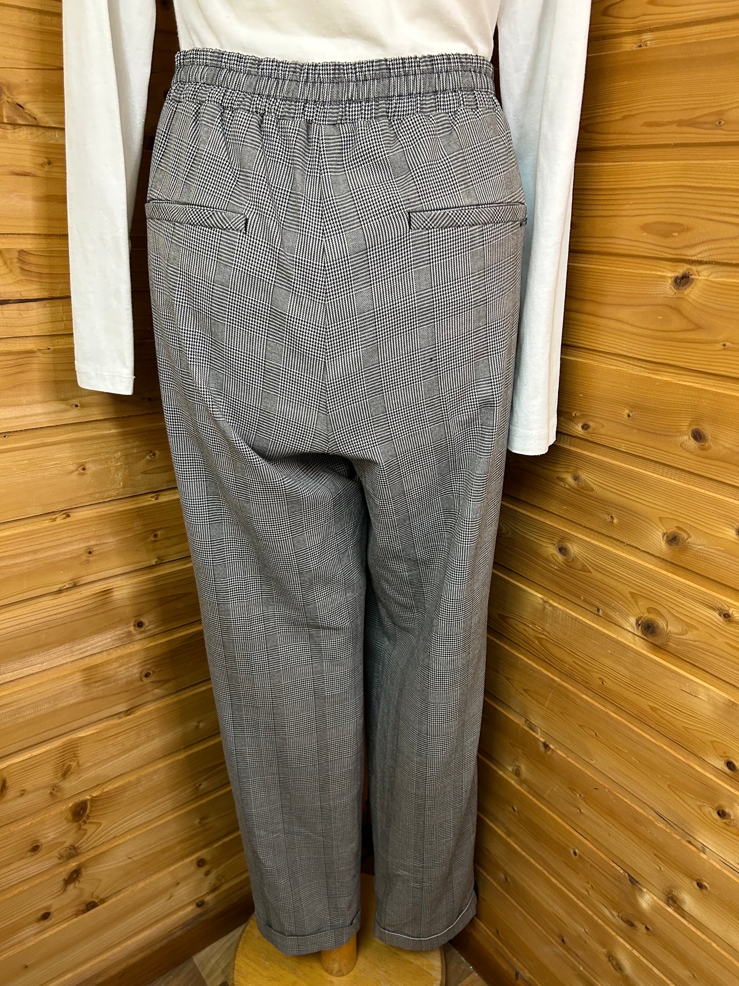 Schicke karierte Stoffhose - Comma, - Gr. XXL / 44