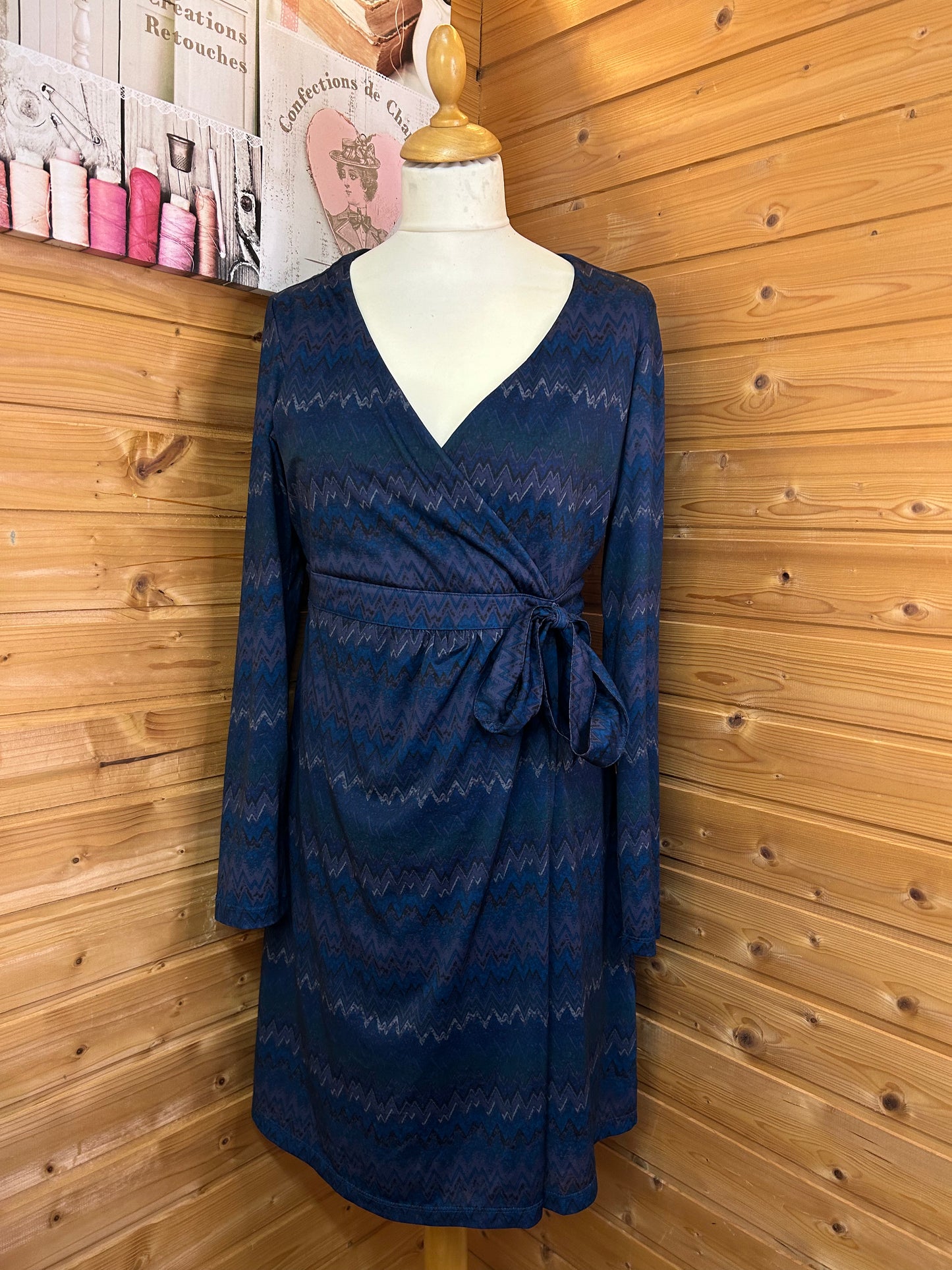 Muster Kleid - woman by Tchibo - Gr. M / 38