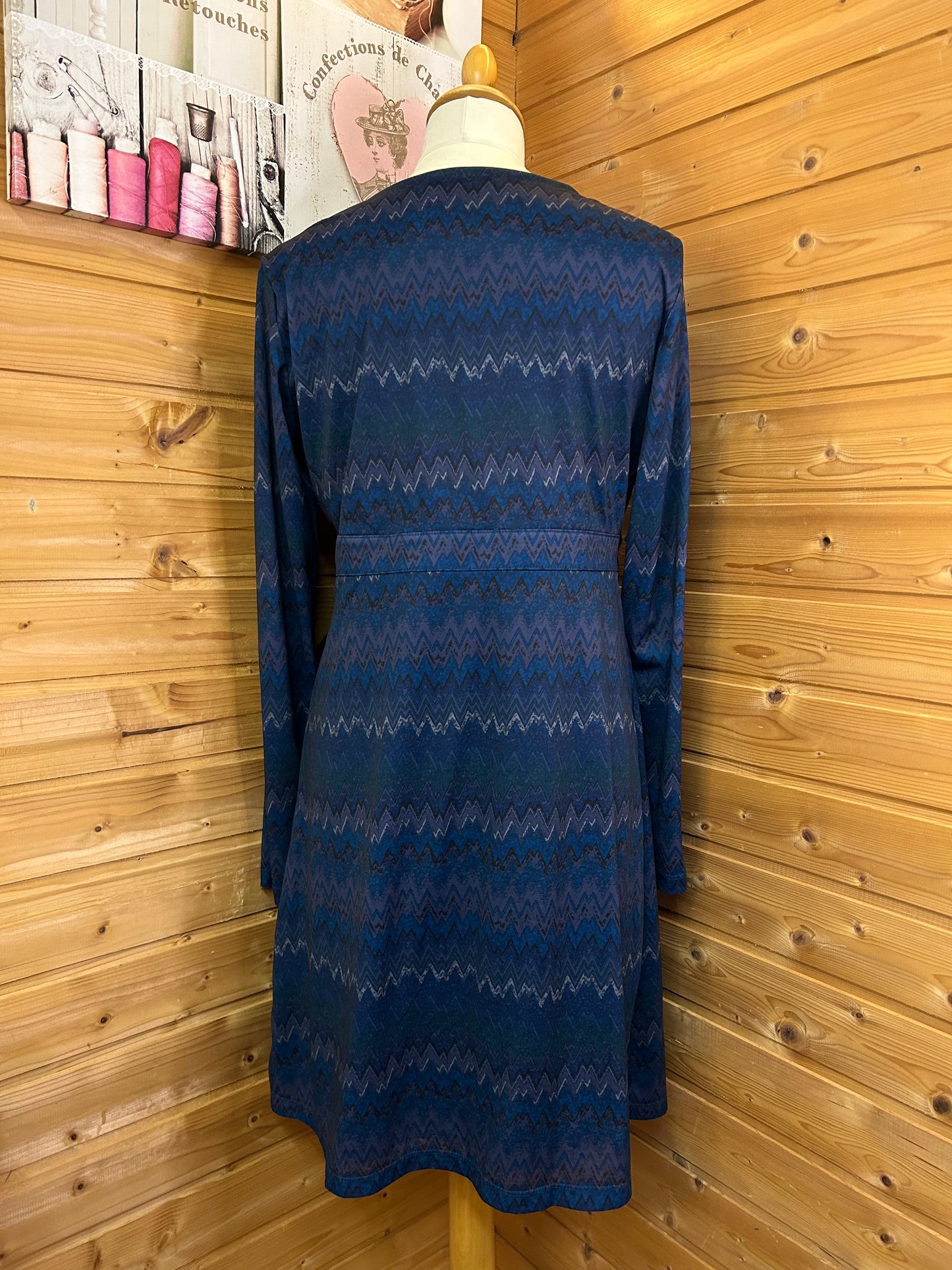 Muster Kleid - woman by Tchibo - Gr. M / 38