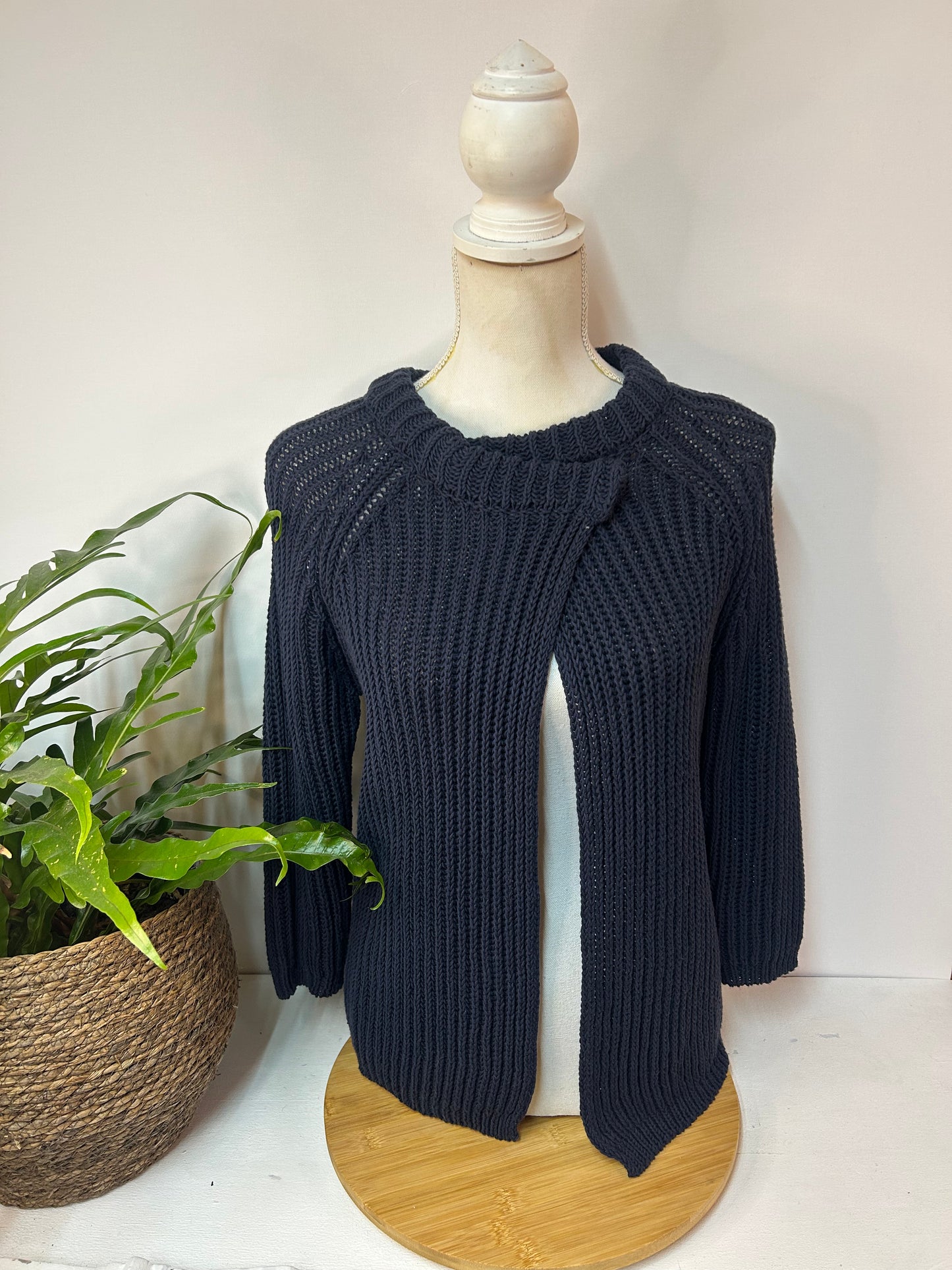 Grobstrick Strickjacke - PESERICO - Gr. M / 38 - Designer - NP: 300€