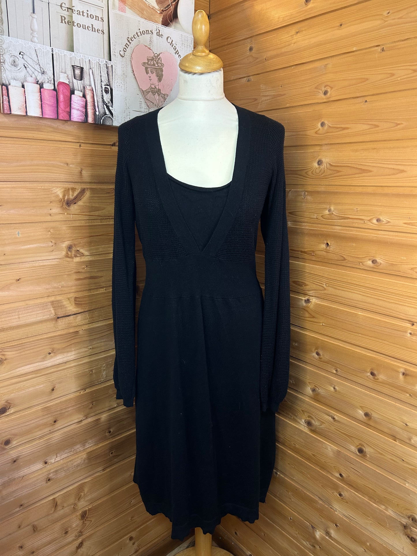 Süßes Strickkleid mit Struktur - Esprit - Gr. M / L - 38 / 40