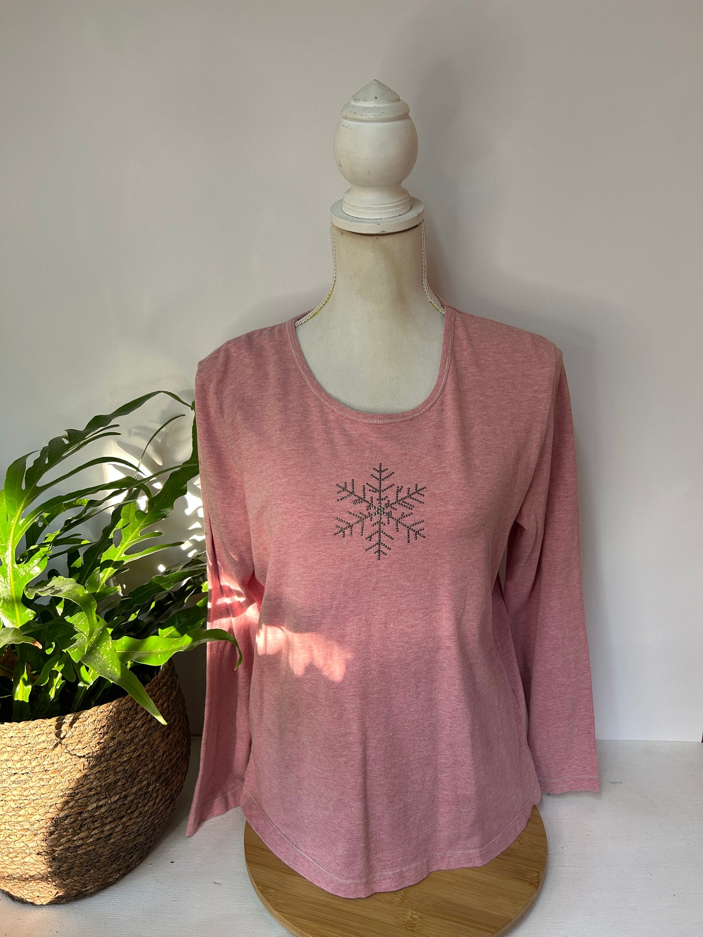 Sweatshirt mit Schneeflocke - walbusch - Gr. XL / 42