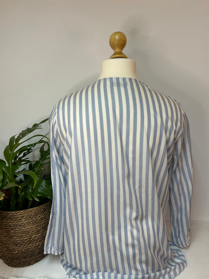 Gestreifte oversize Bluse - Seasons - Gr. XXL / 3XL - 44 / 46