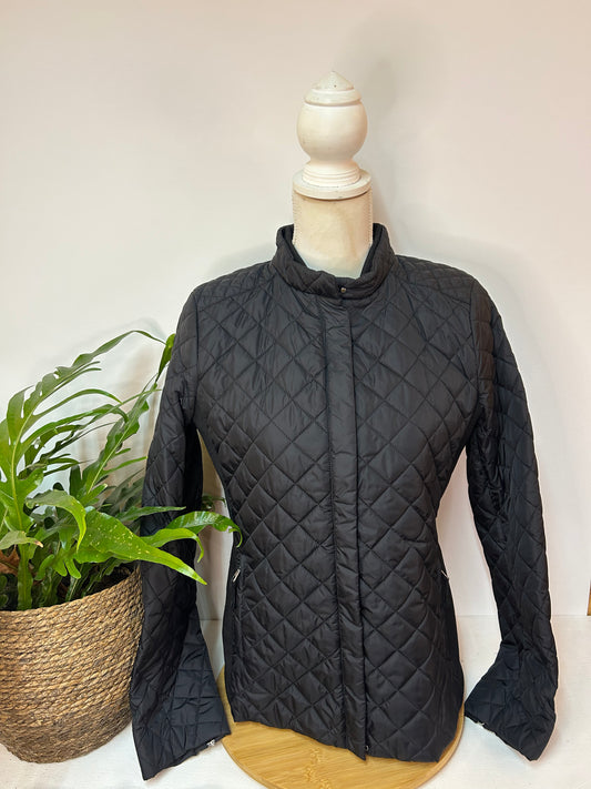 Schwarze hochwertige Steppjacke - Weekend / MaxMara - Gr. M / 38 - Designer