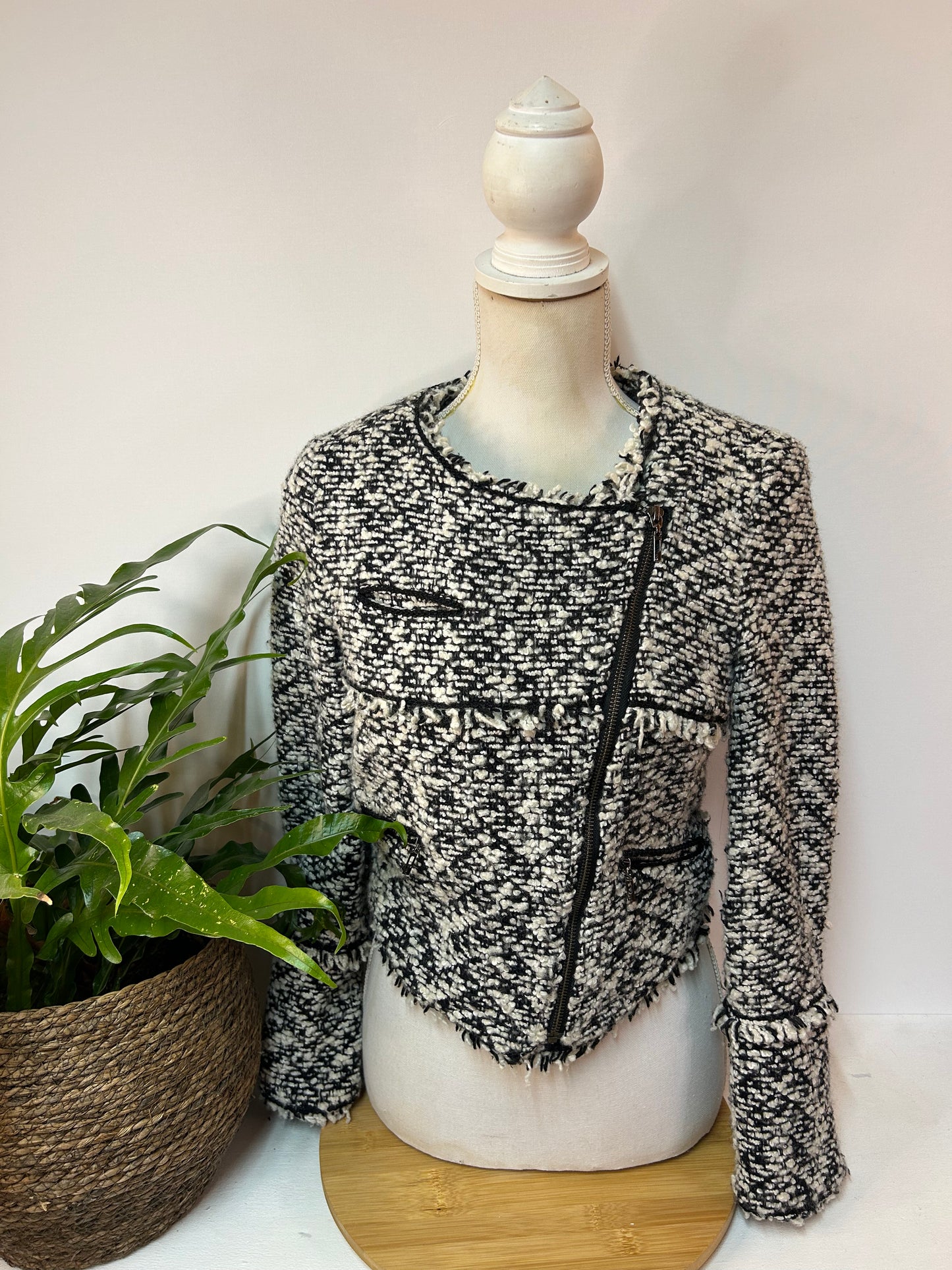 Bouclé Blazer - Mango Suit - Gr. S / 36