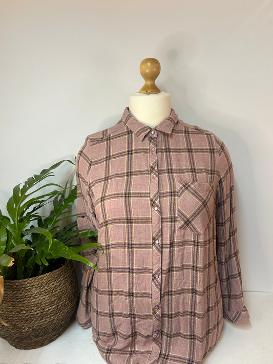 Kariertes Blusenhemd - Yessica - Gr. XXL / 3XL - 44 / 46