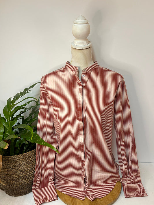 Gestreifte Bluse Vintage - Hugo Boss - Gr. M / L - 38 / 40 - Designer