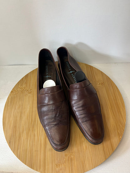 Vintage Slingback Schuhe Braun - Rebeca Sanver - Gr. 39