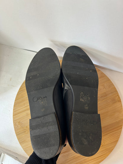 Blaue Ballerina Schuhe mit Schleifen - Donna Carolina Made in Italy - Gr. 39