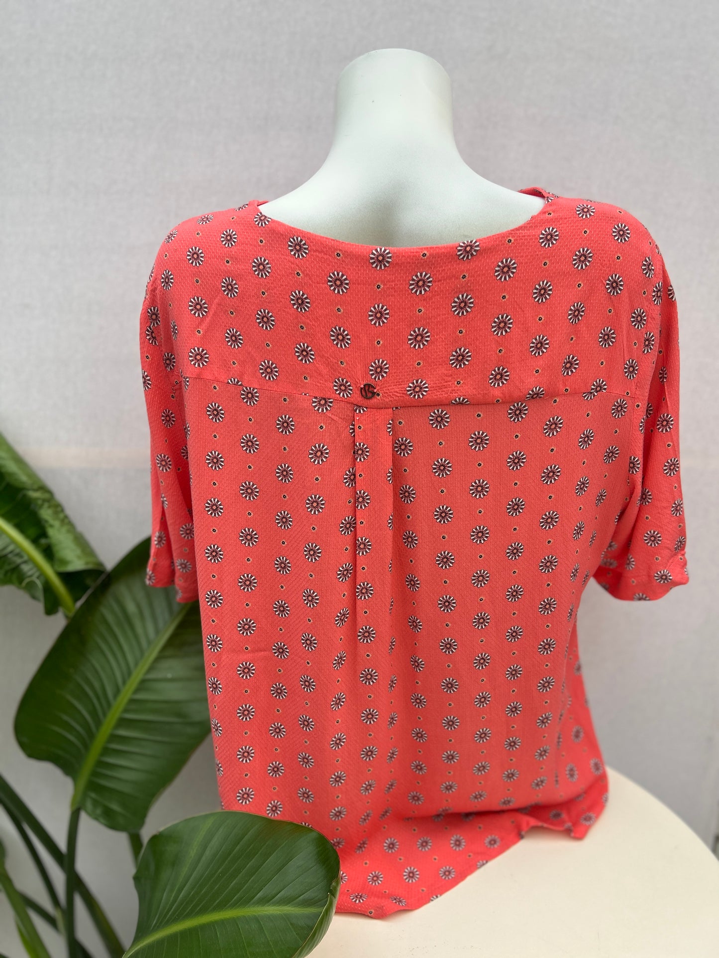 Kurzärmlige Bluse - Bonita - Gr. XL