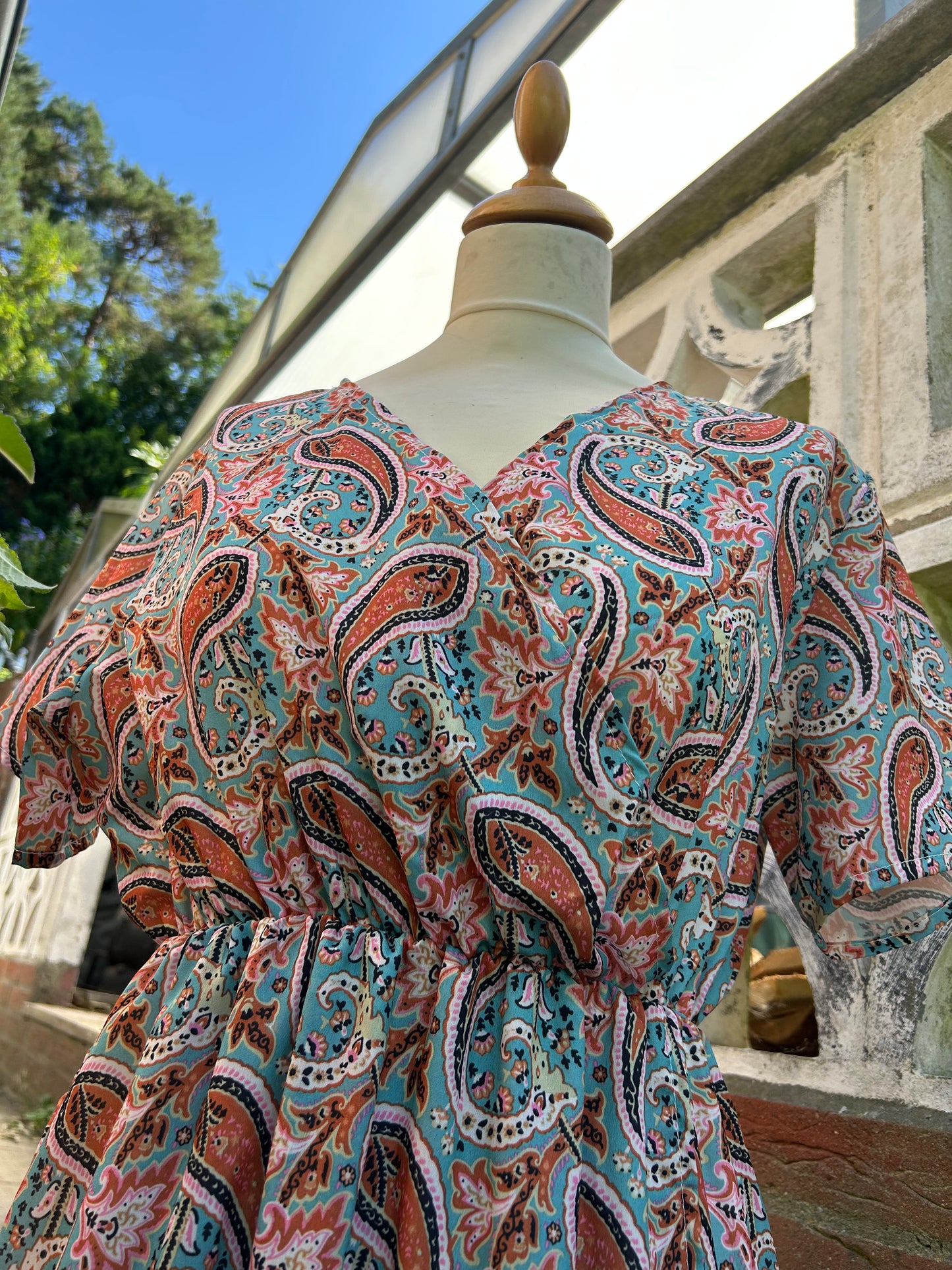 Paisley Kleid - Gr. L