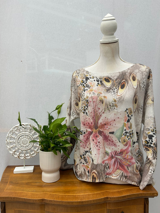 Bunter Pullover - Kiwi - Gr. XL