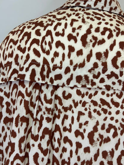 Lockere Animalprint Bluse - Monday Afternoon - Gr. 3XL