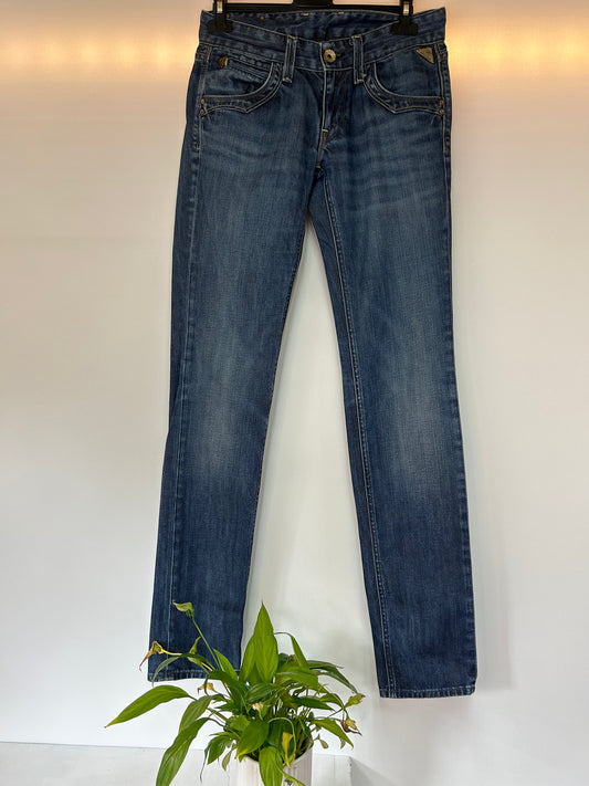 Vintage / Retro Low Waist Jeans - REPLAY - Gr. S