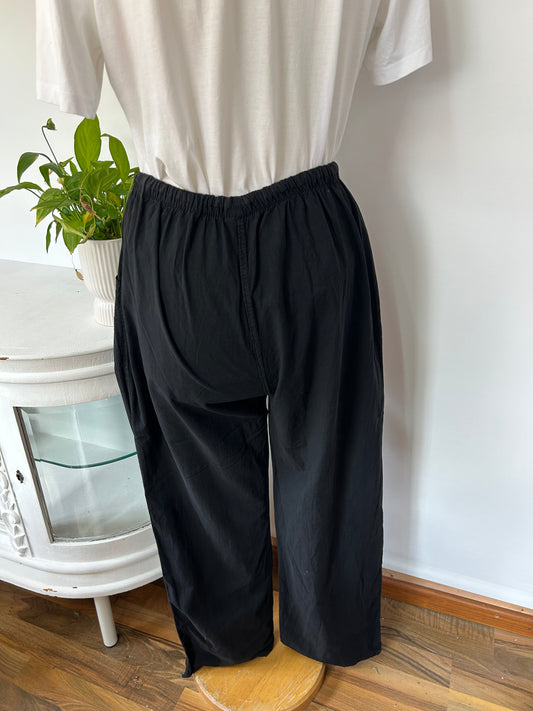 Süße Gummibund Stoffhose mit Strasssteinen - BLONDIX - Gr. S / M