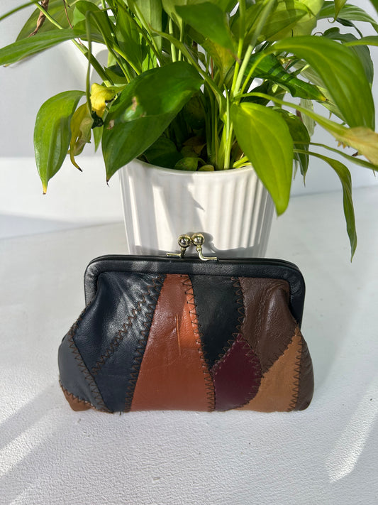 Handgenähte Geldbörse / Tasche - Unikat