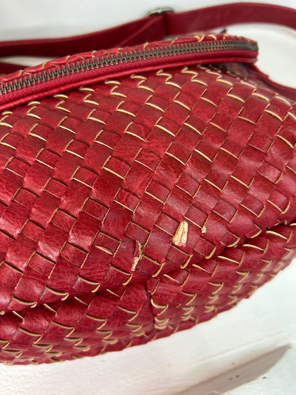 Rote Muster Tasche