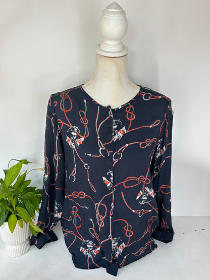 Maritime Bluse - Alba Moda - Gr. M / L