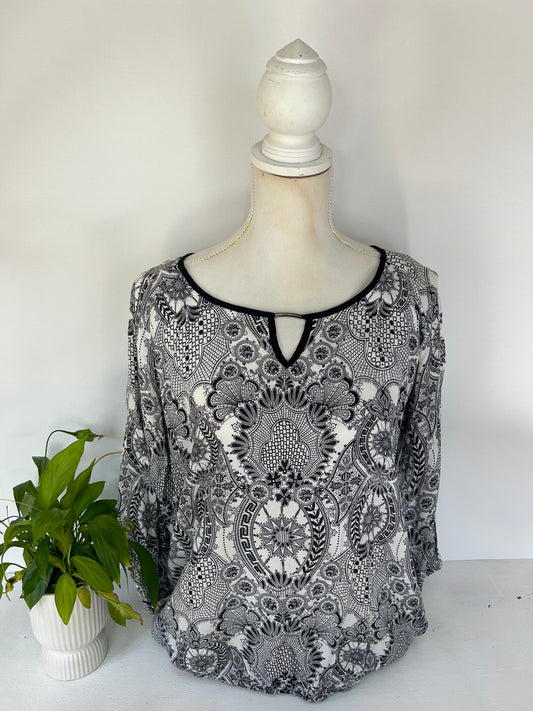 Paisley Bluse - Yessica - C&A - Gr. XXL