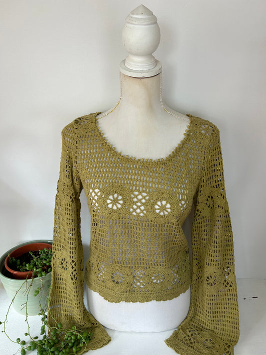 BOHO Häkelpullover - COSTES Rebel - Gr. S