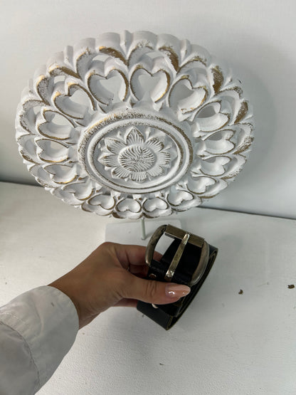 Breiter Echtleder Gürtel - 85cm
