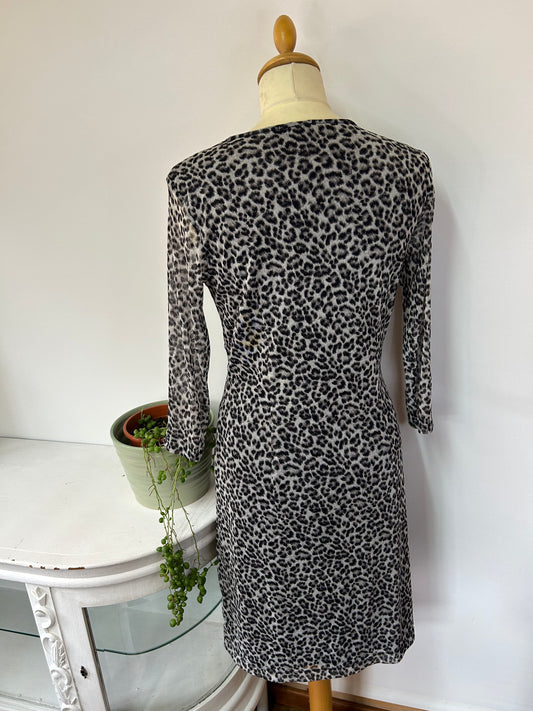 Animalprint Kleid - S. Oliver - Gr. L