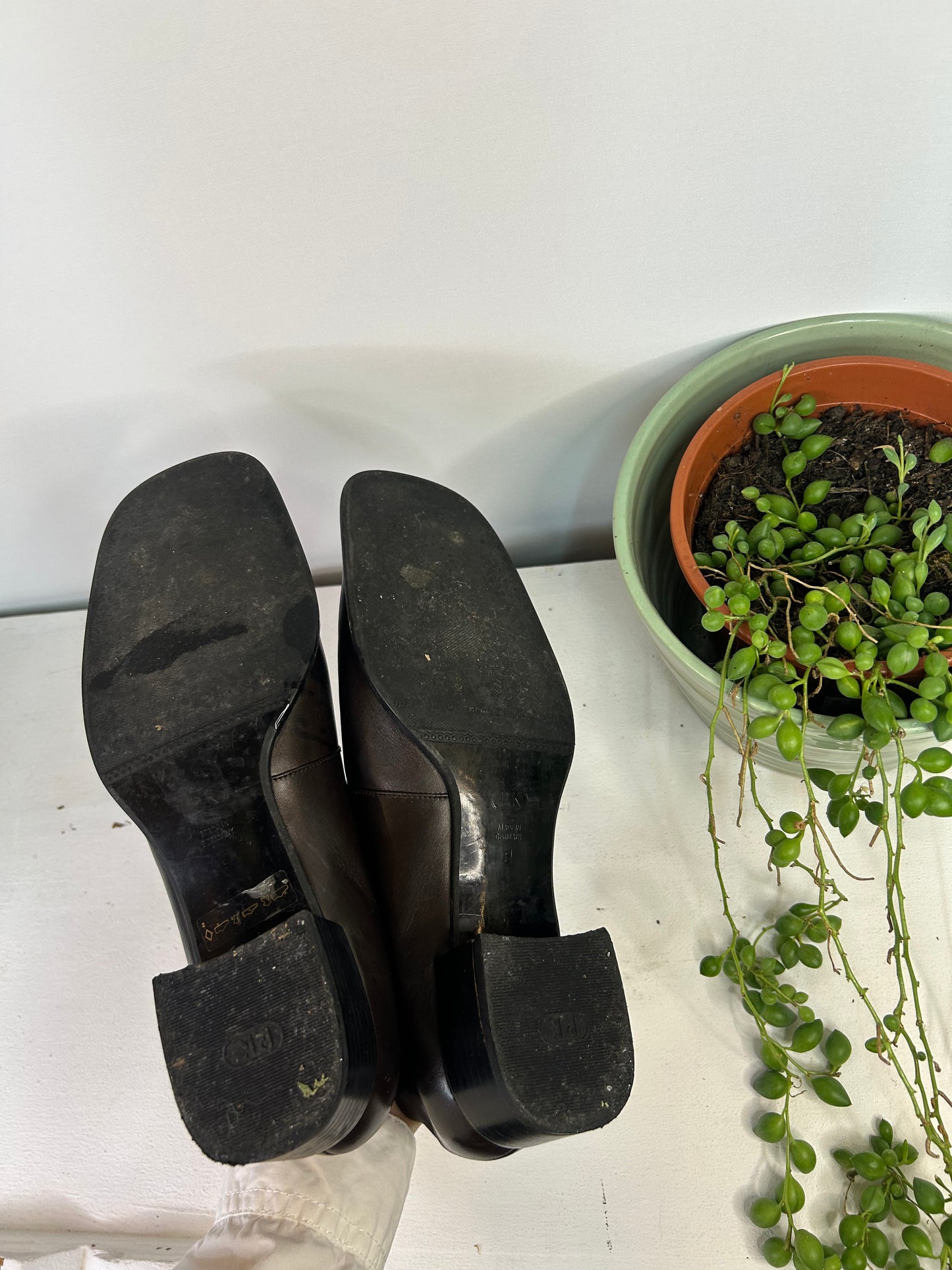 Braune Halbschuhe - Peter Kaiser - Gr. 38