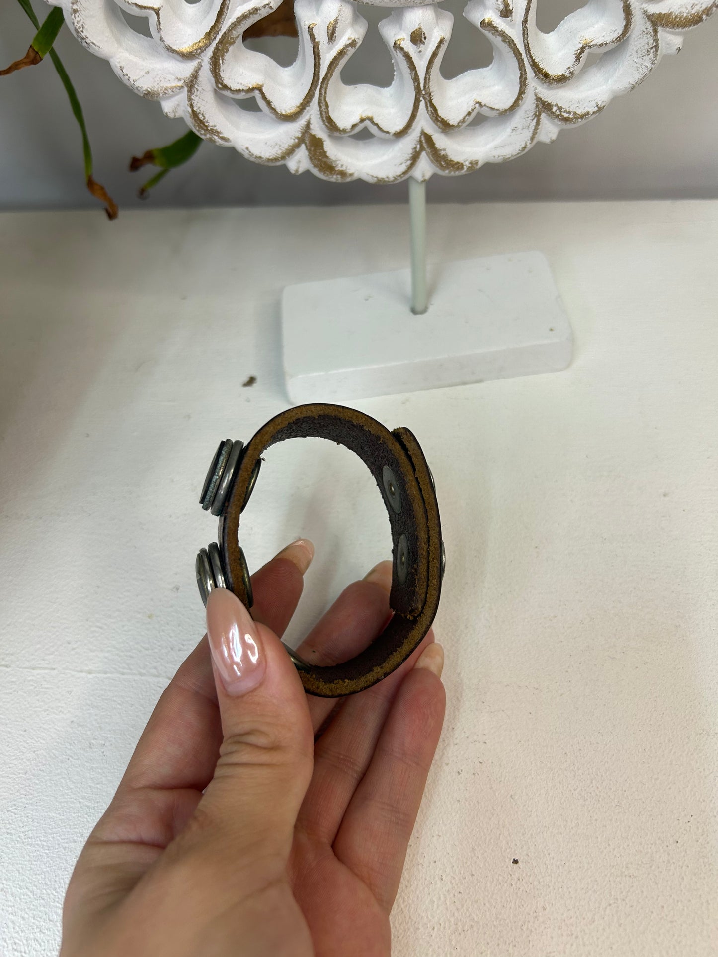 Noosa Lederarmband mit Chunks - Schmuck