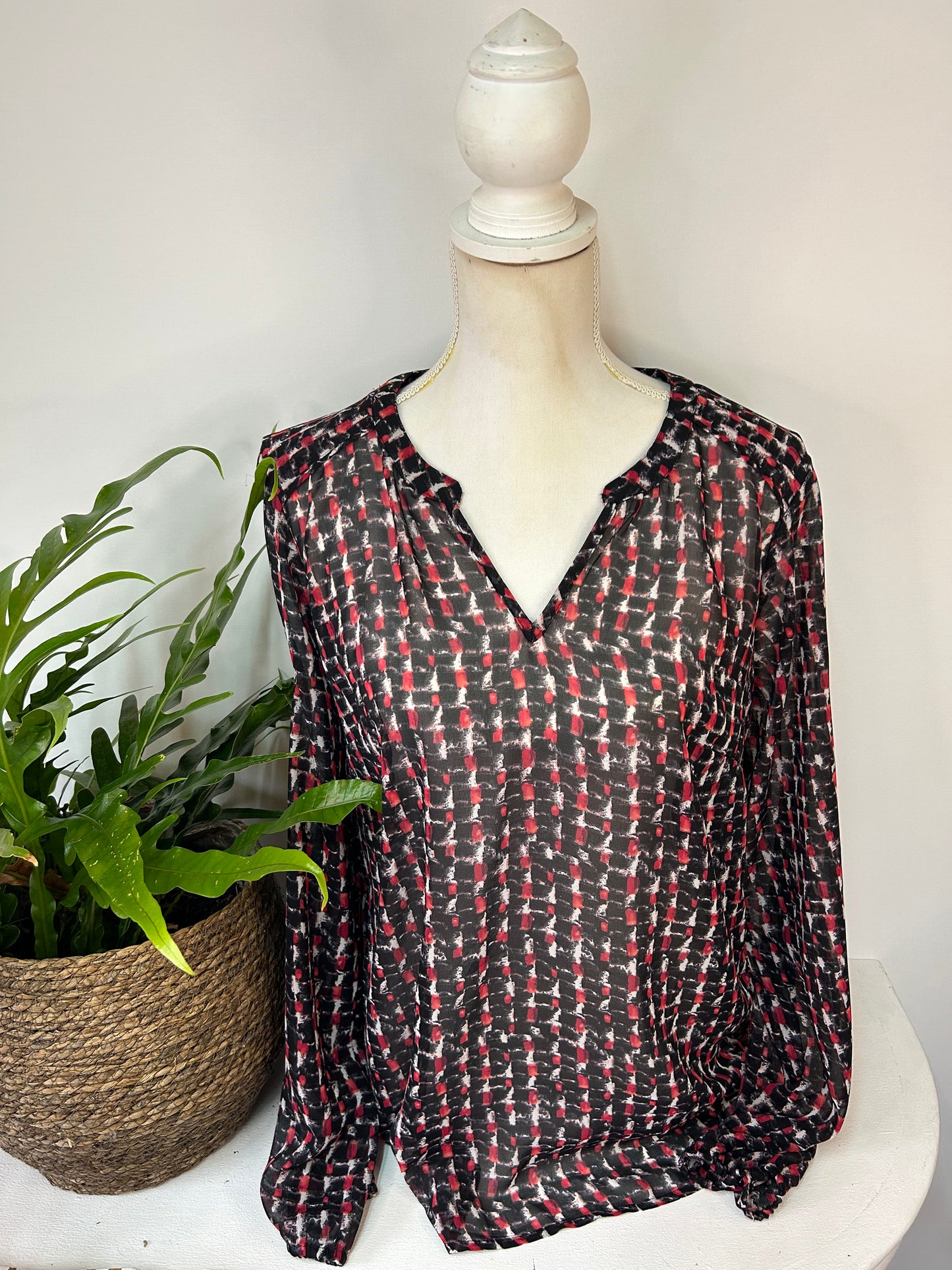 Karierte Bluse - Street One - Gr. XL