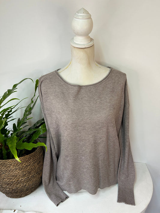 Süßes & kuscheliges Sweatshirt - PPT STYLE - Gr. L