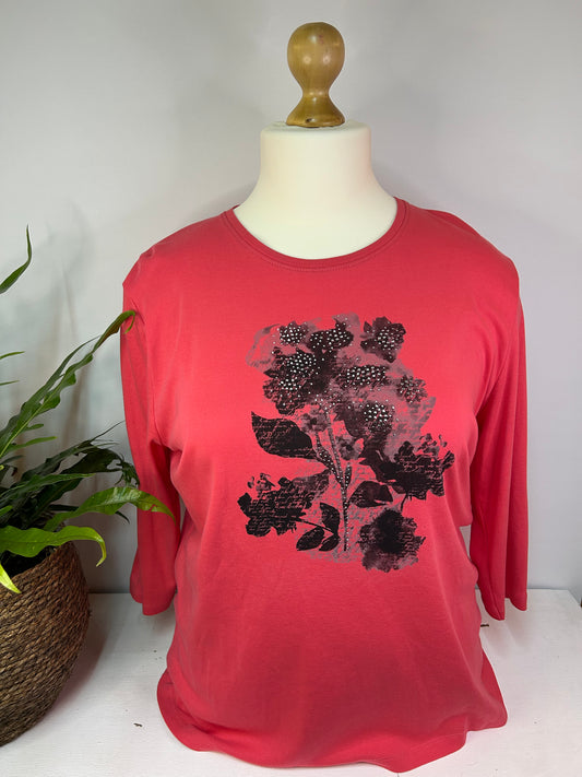 Süßes Sweatshirt mit Audruck - FABIANI - Gr. XXXL
