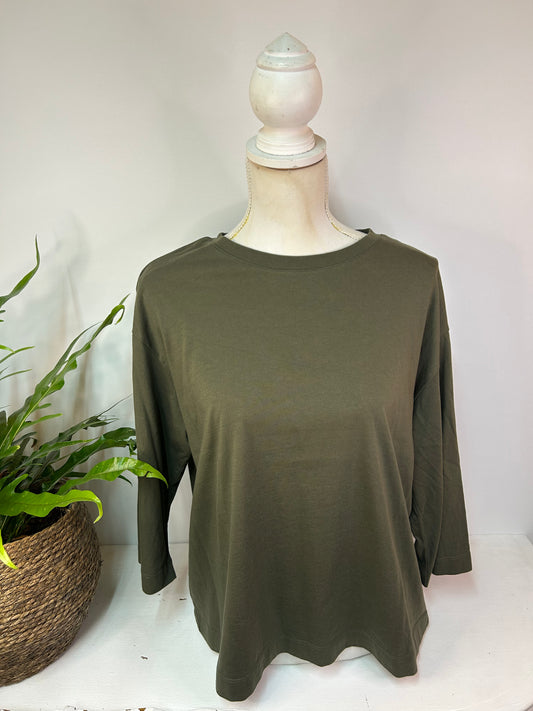 Basic dreiviertelarm Sweatshirt- comma - Gr. XXL