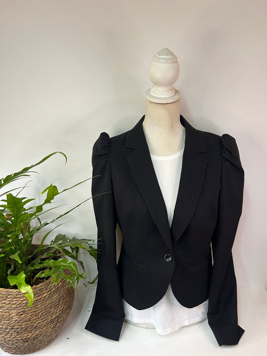 Schicker Blazer mit Puffärmeln - H&M - Gr. M