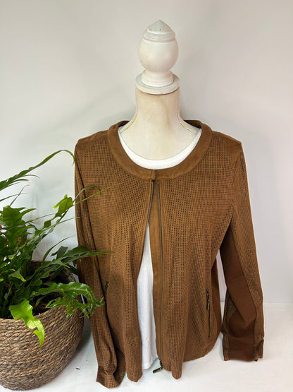 Coole Jacke  mit Muster - Yessica - Gr. XL / XXL