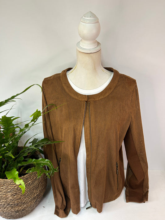 Coole Jacke  mit Muster - Yessica - Gr. XL / XXL