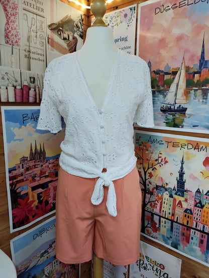Edle kurze Stoffhose - CLOCKHOUSE - Gr. S / 36