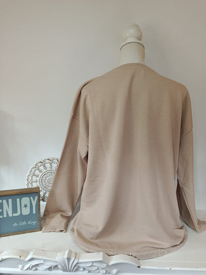 Lässiger Pullover- CARTOON - Gr. XL