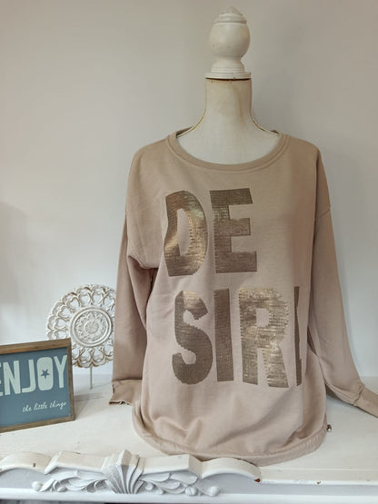 Lässiger Pullover- CARTOON - Gr. XL