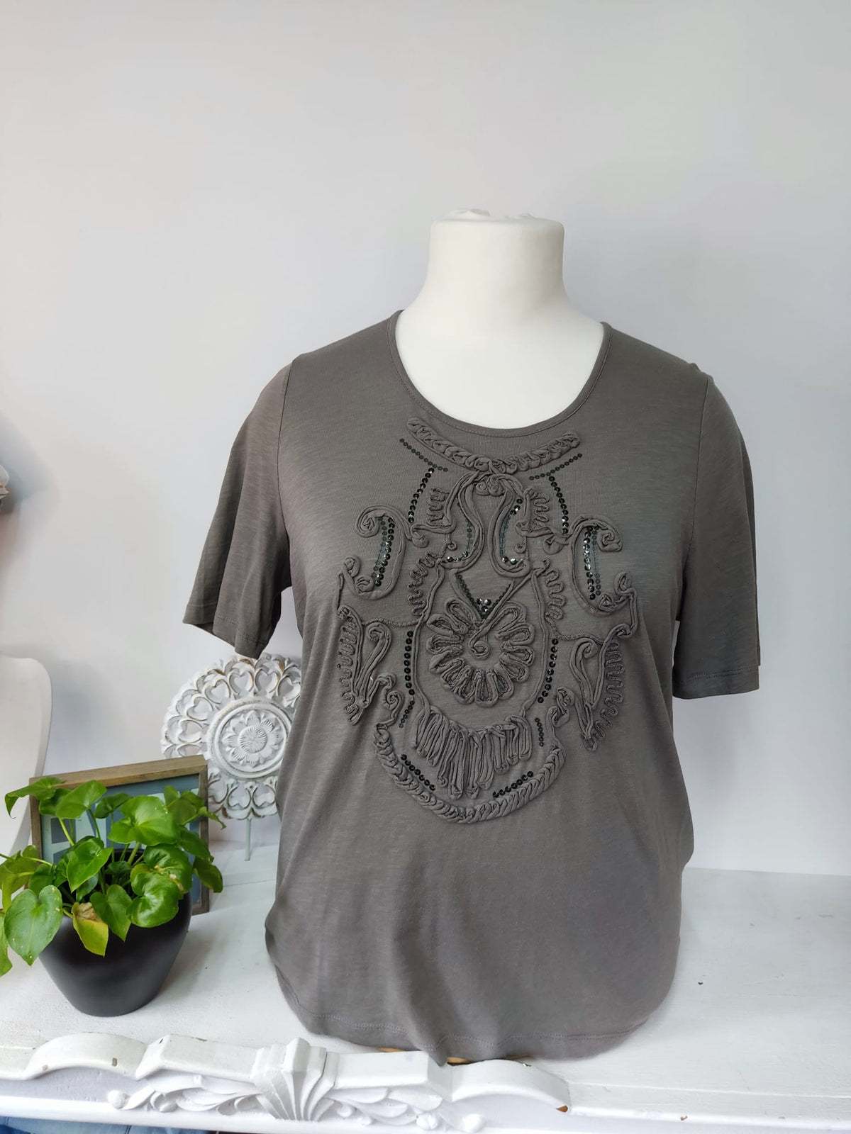 Hübsches Shirt mit tollen Details- BONITA - Gr. XXL
