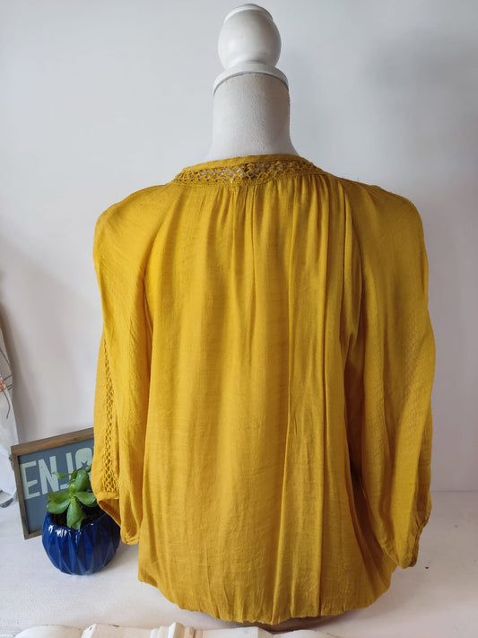 Tolles Sommershirt - APRICOT - Gr. S